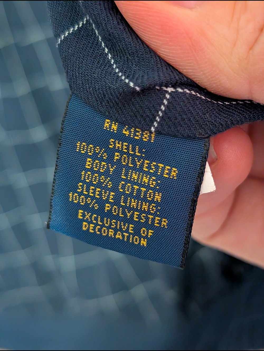 Polo by Ralph Lauren Navy Zip-Up Lightweight Jacket - Picture 8 of 13